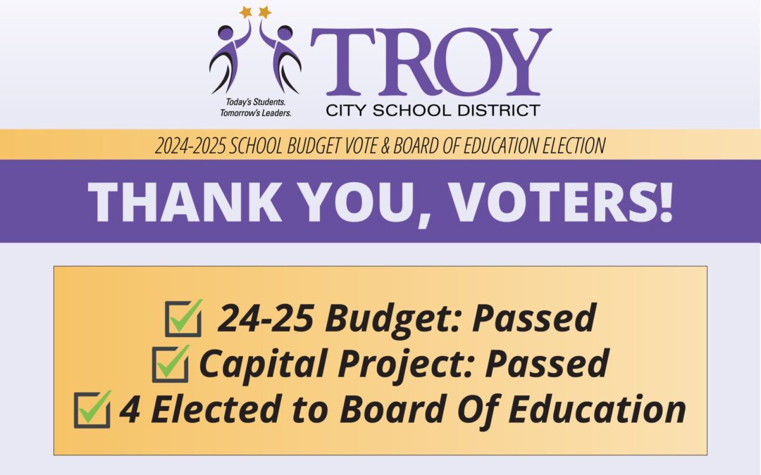 Voters approve budget and capital project; elect four to BOE